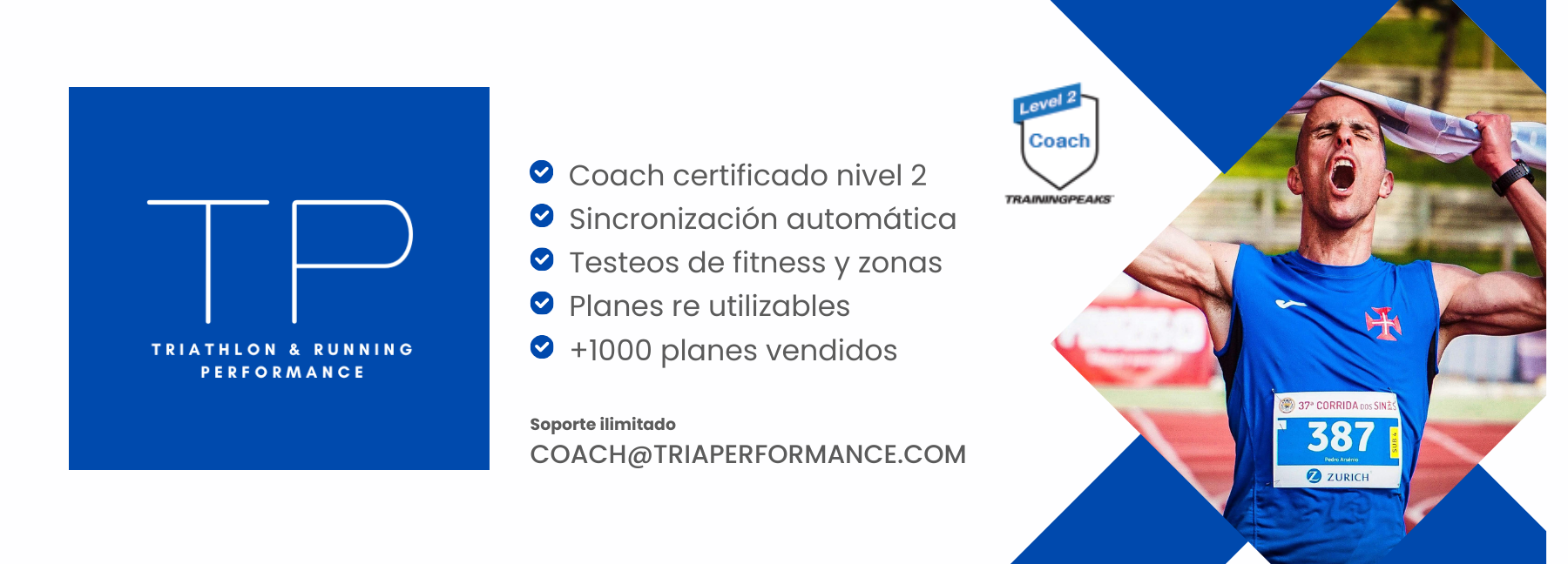 Triathlon & running performance - Tria Performance - Header Training Peaks