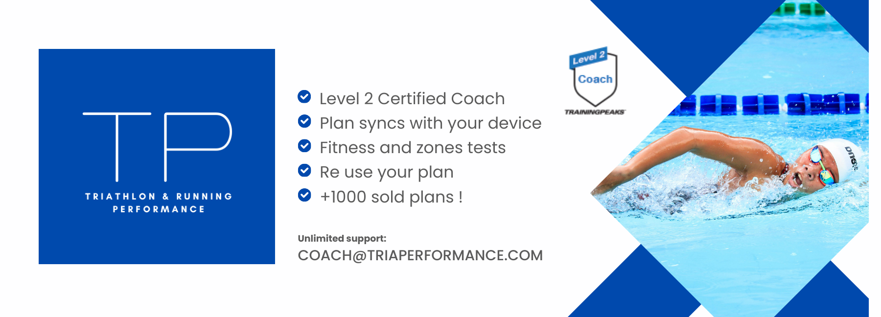 Triathlon & running performance - Tria Performance - Header Training Peaks